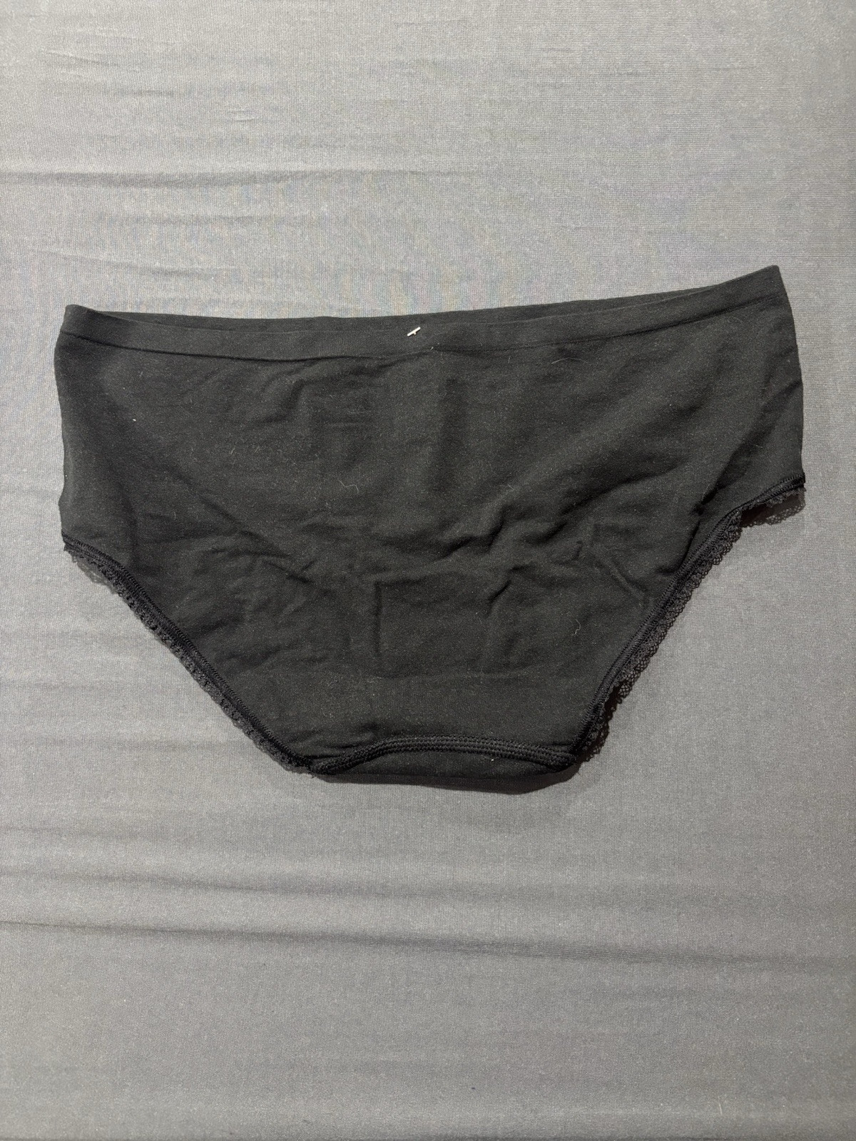 Vintage Victoria’s Secret Sexy Hiphugger L Black Lace Legs NWT 2010