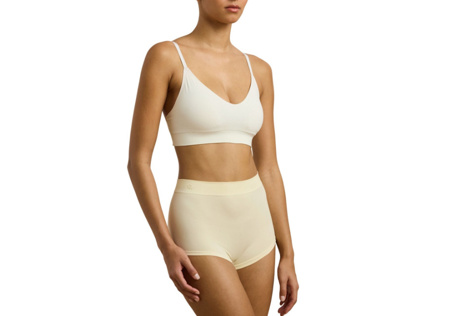 Lauren Ralph Lauren Women’s, Seamless Boyshort Underwear, Lemon Chiffon, NWT