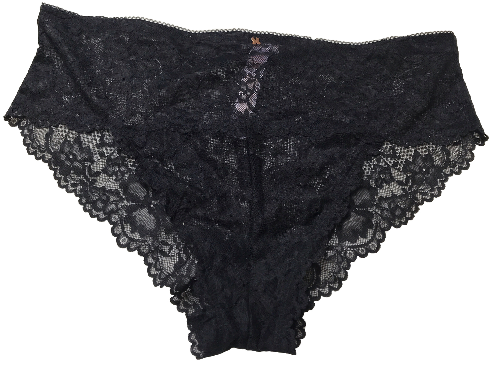 Savage X Fenty Lace 1X Black Panties Sexy Lingerie Extra Large Sissy Second Skin