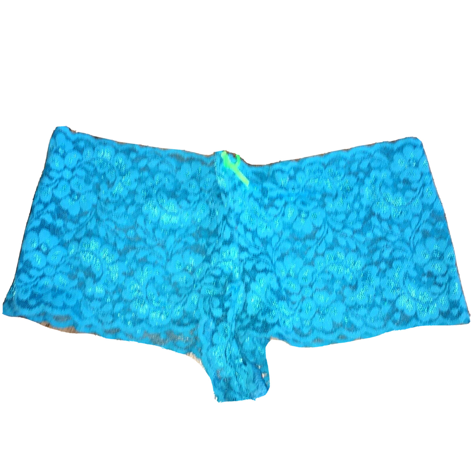 Panties, Lace Hot Panty Intimate Aqua Blue, Boy Short Panties, XS new