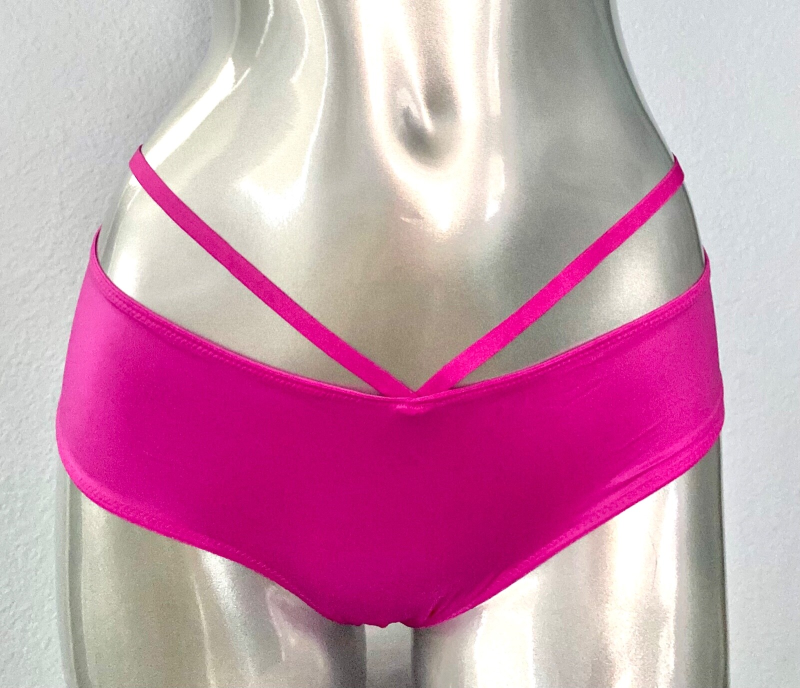 Victoria’s Secret Cheeky Panty Very Sexy Fuchsia Frenzy Pink Strappy S M L