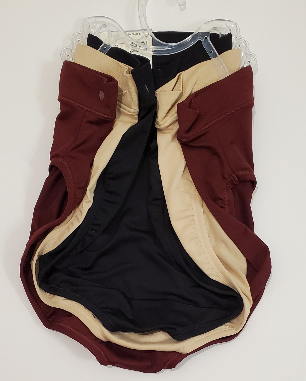 Vanity Fair PLUS Radiant 360 Comfort Soft Hi-Cut 3-Pk Wine, Beige, Black 2XL-5XL