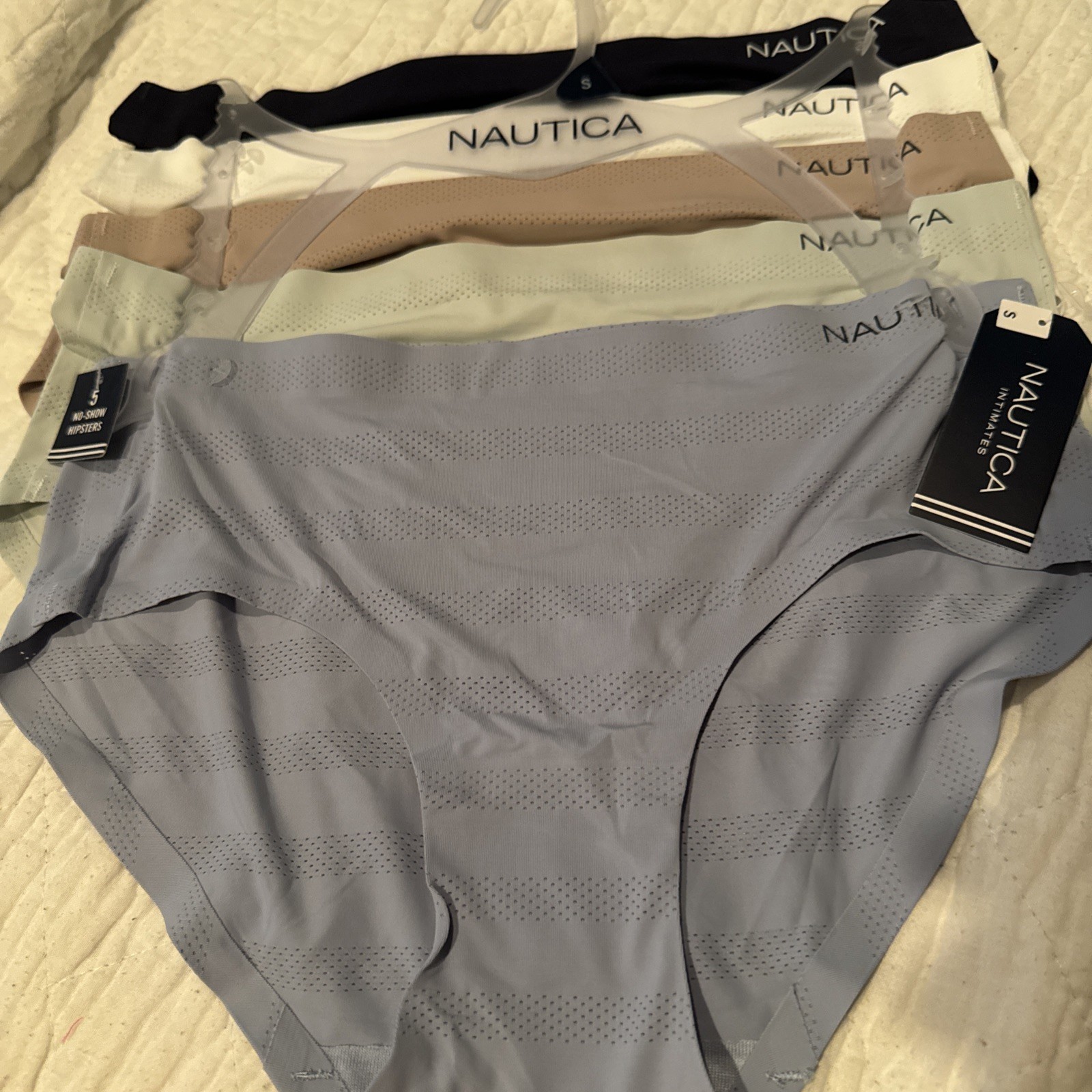 NAUTICA WOMEN’S HIPSTER PANTIES UNDERWEAR 5 PACK SMALL HIPSTERS LINGERIE
