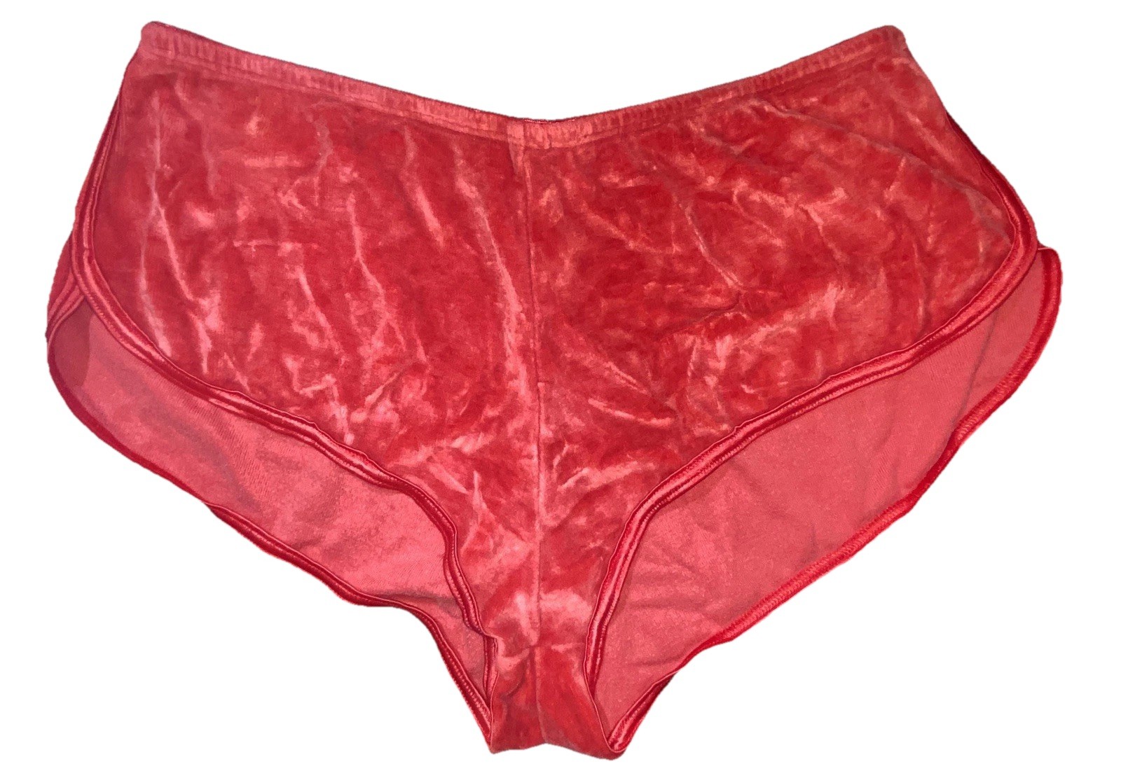 VTG 2005 Victoria’s Secret Red Velvet Boyshort Panties Y2K Coquette Soft Girl