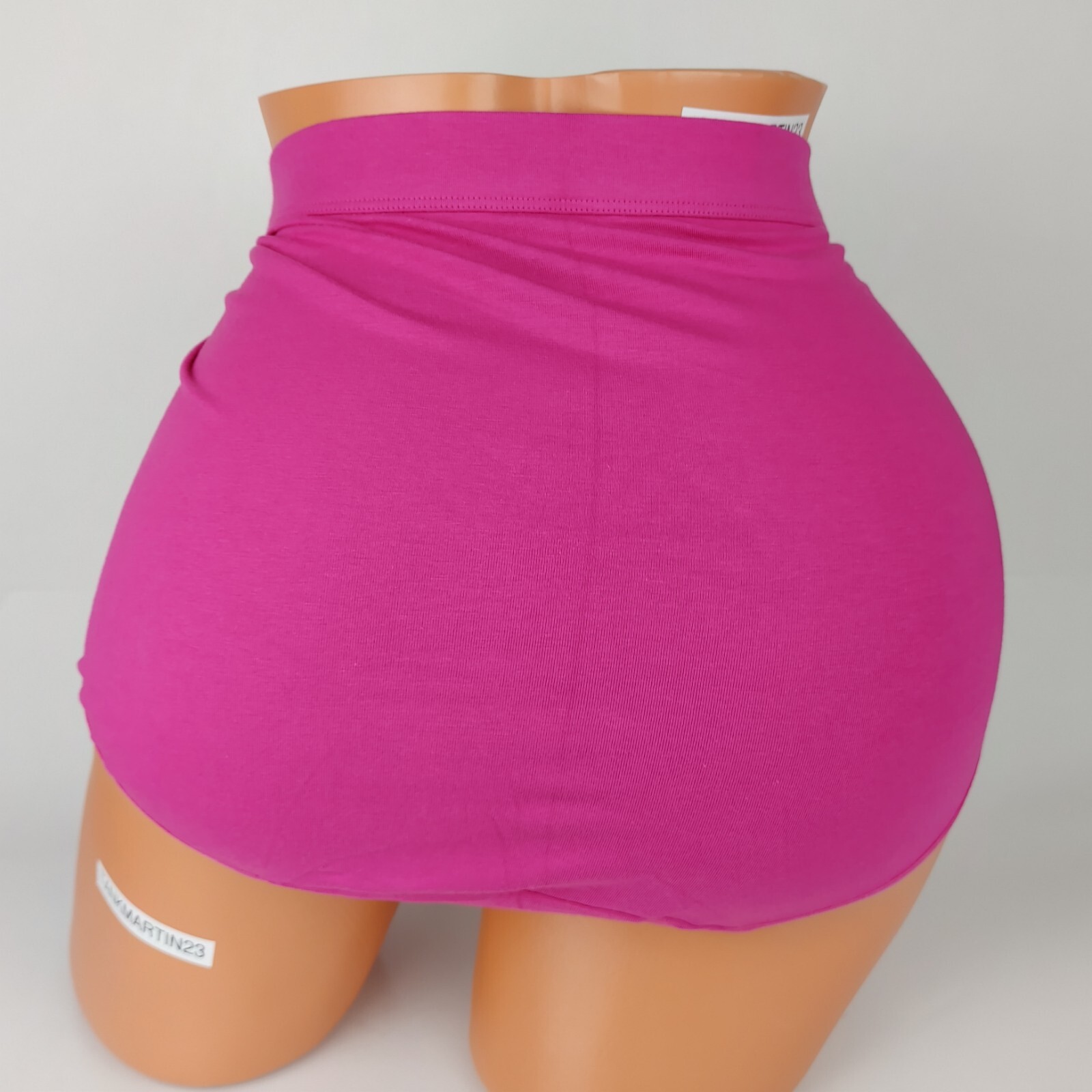 LANE BRYANT CACIQUE PLUS COTTON FULL BRIEF 18/20 PANTY SOLID PINK WITH LACE HIPS