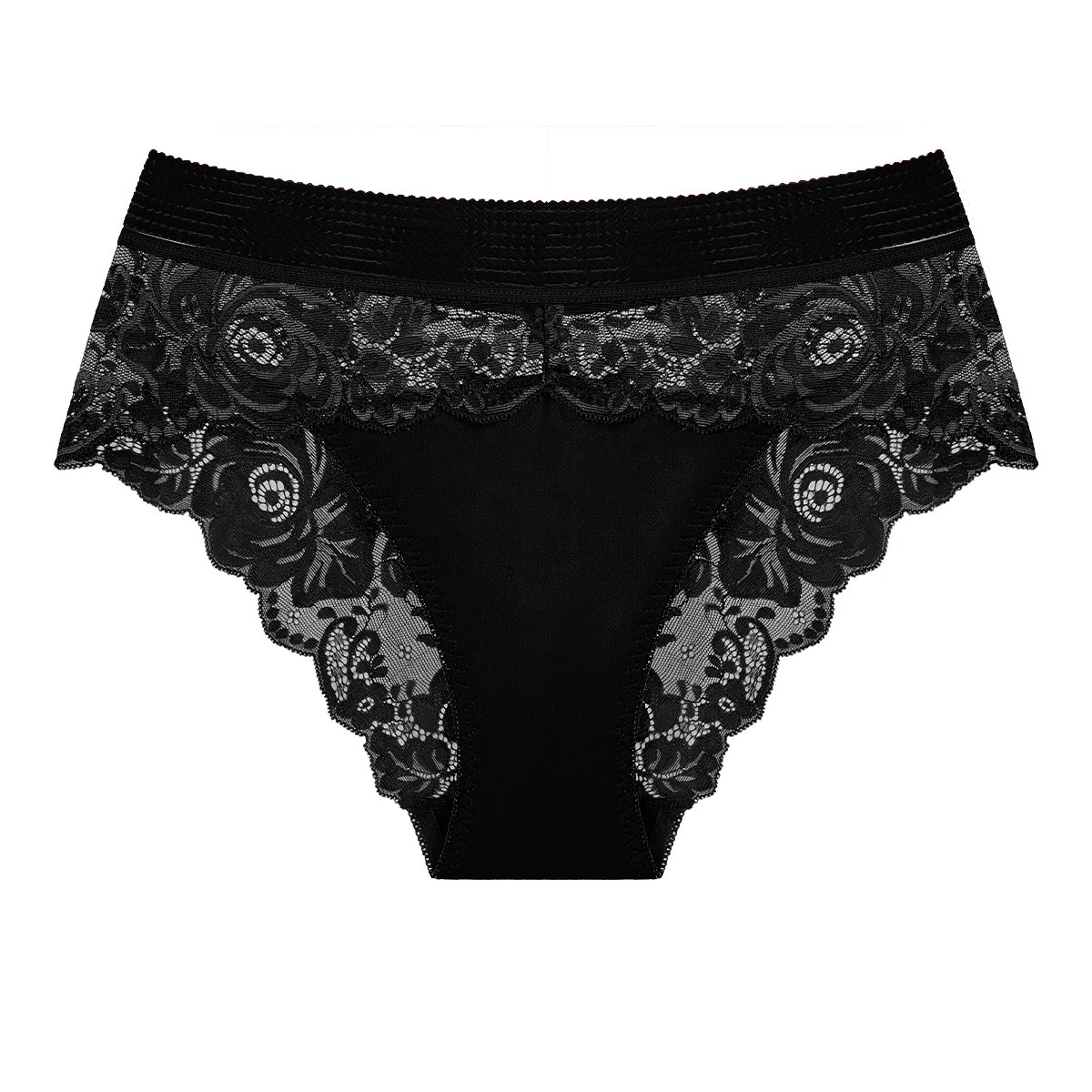 1pcs Fashion Style Elegant Women’s Panties Low Waist Floral Sexy Lingerie