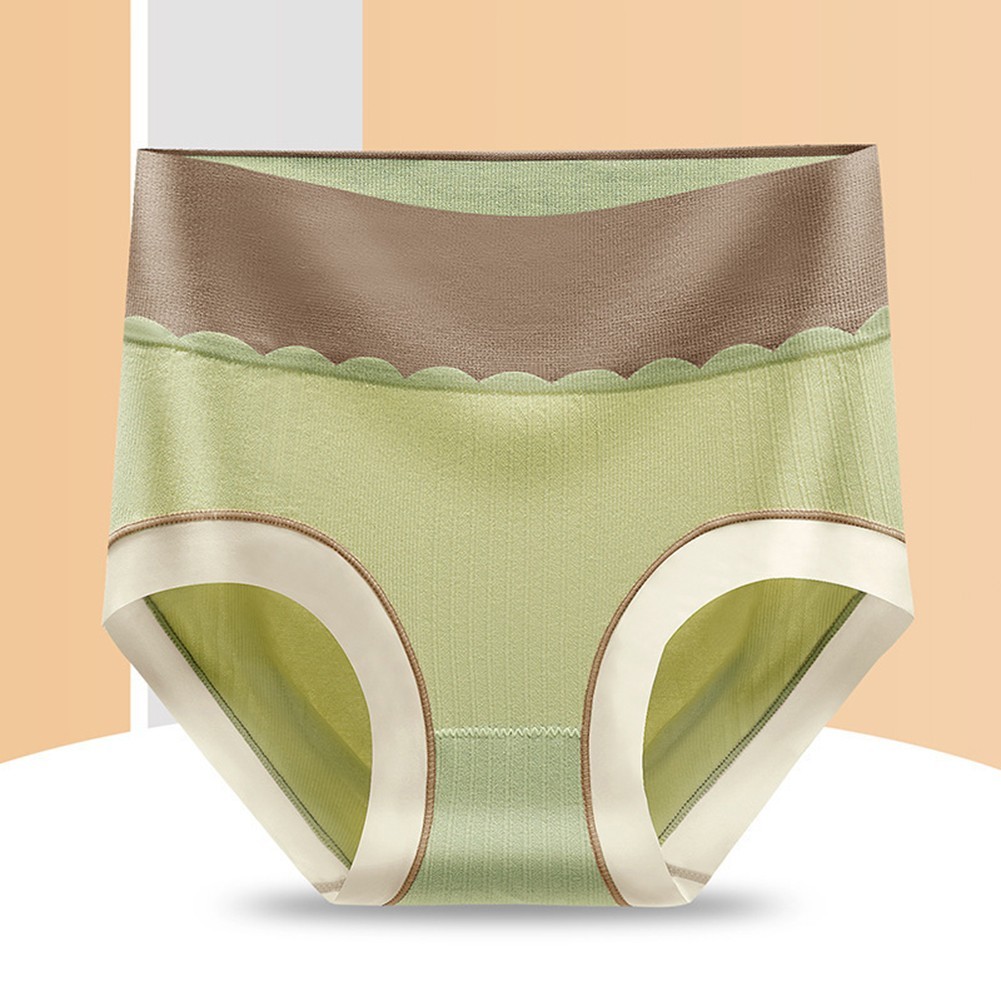 Seamless High Waisted Underwear for Women Breathable Nylon Spandex Material