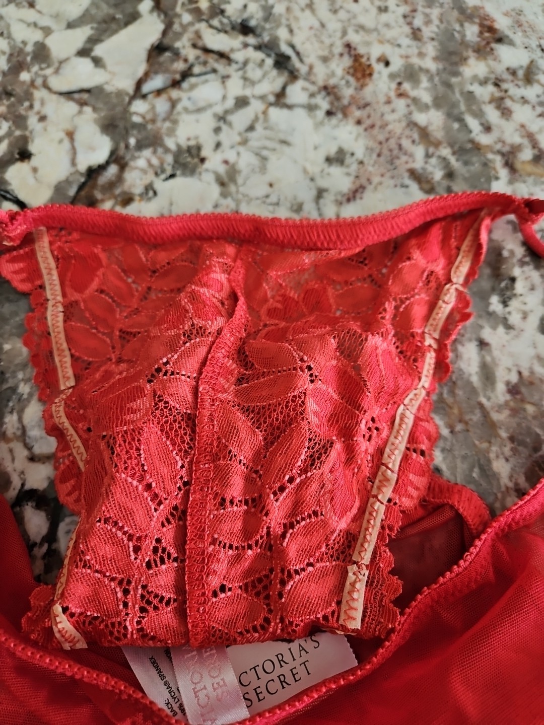 True Vintage Victoria’s Secret Double String Bikini Panty Large Sheer