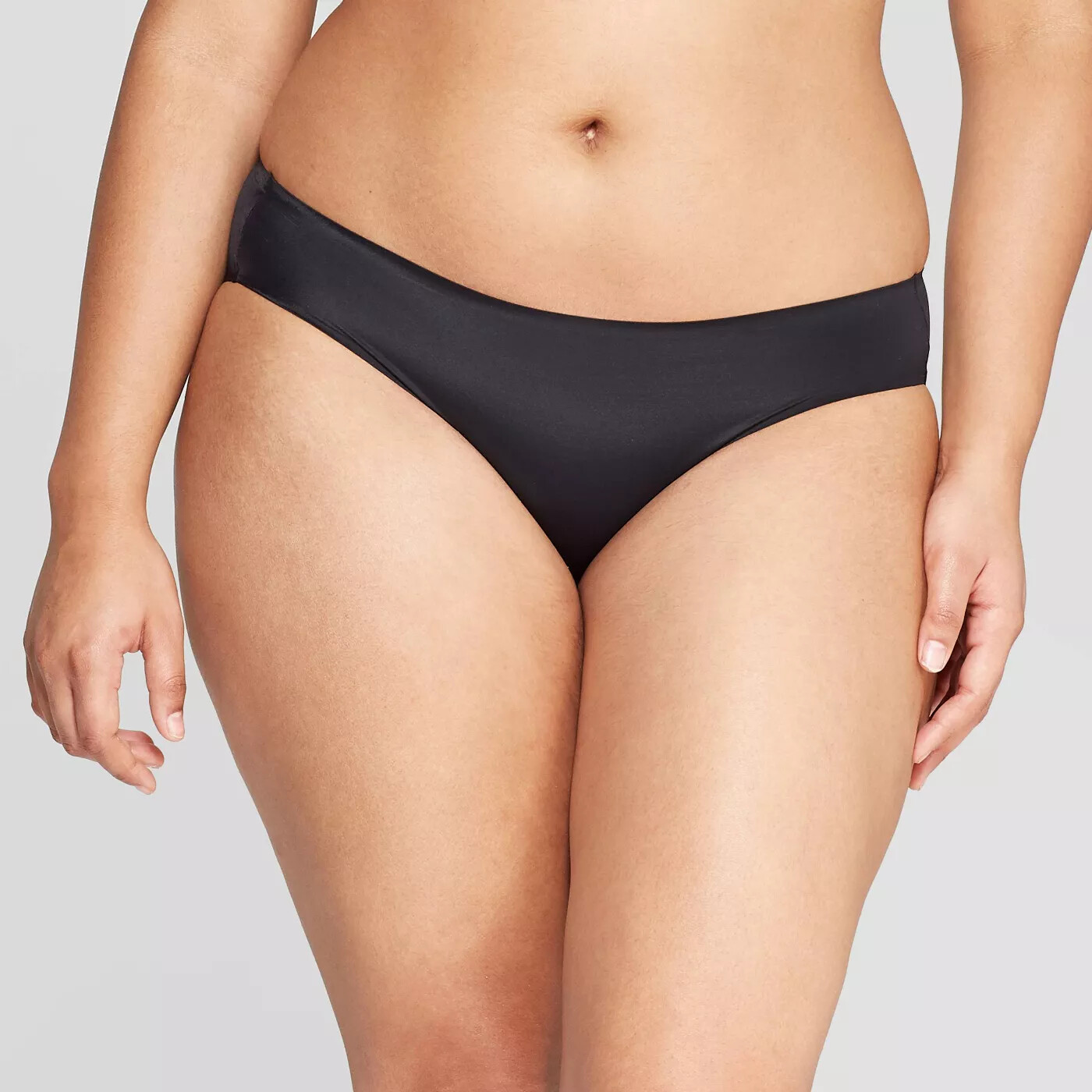Auden Women’s Bonded Micro Bikini Size L Black ————-E20——-