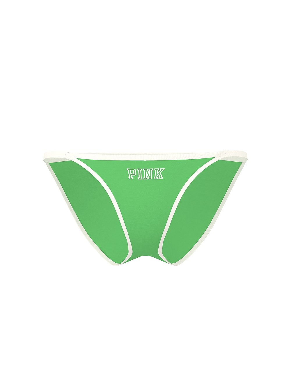 Victoria’s Secret PINK – M Smooth Cotton String Bikini Panty – Neon Green Medium