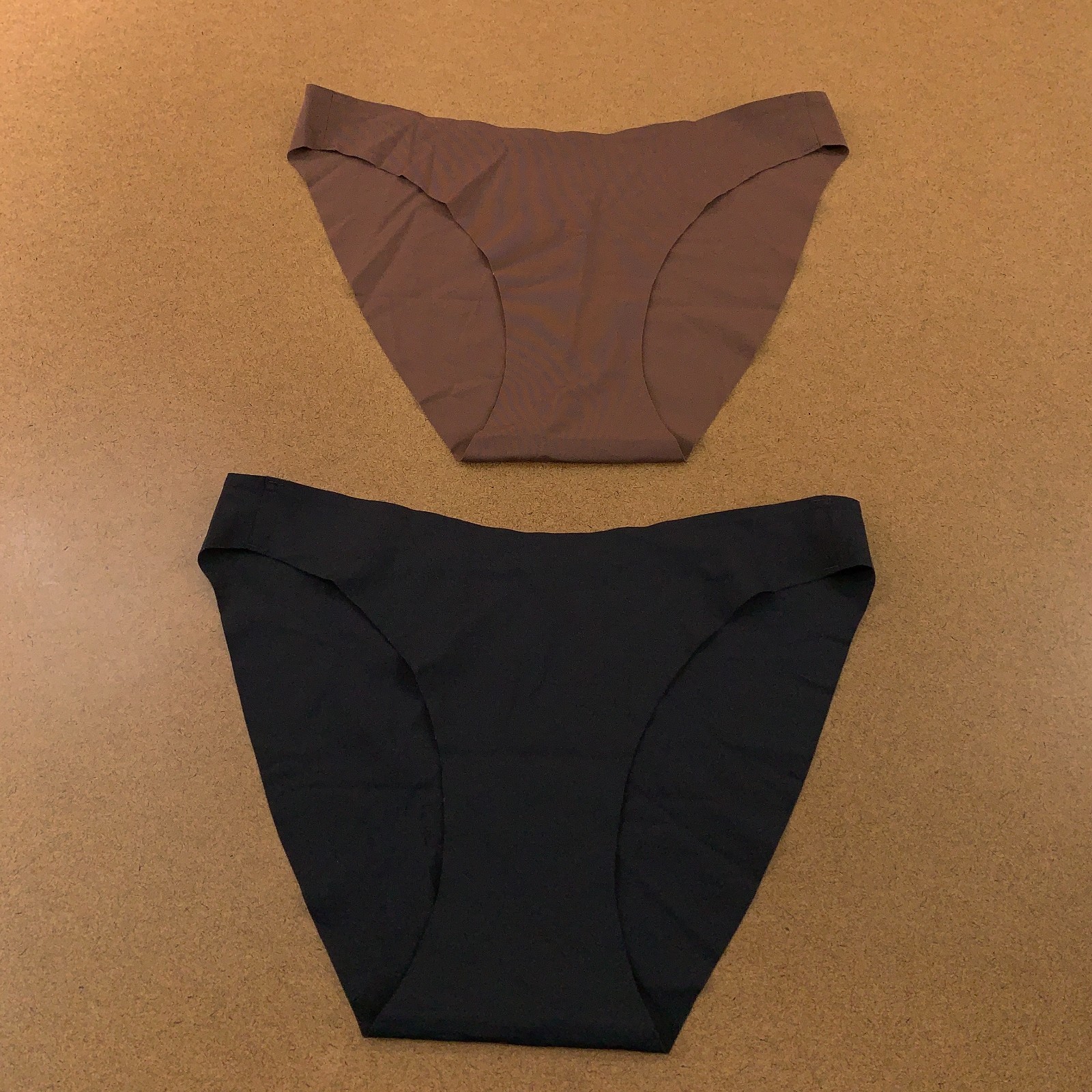 Everlane Womens Size Medium Brown Black Bikini Panty 2 Pieces New