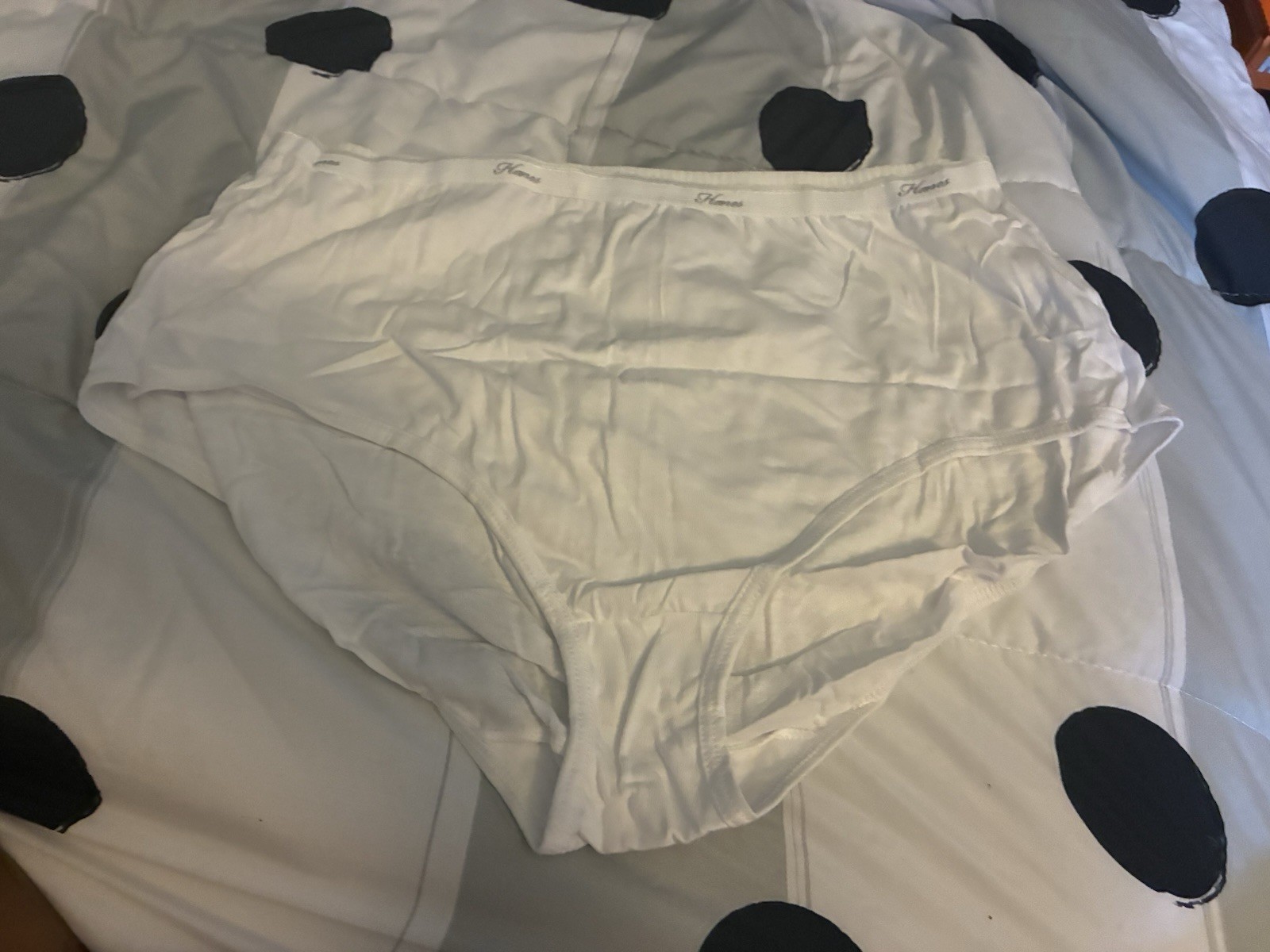 White Hanes Brief Panties Size 9 2xl