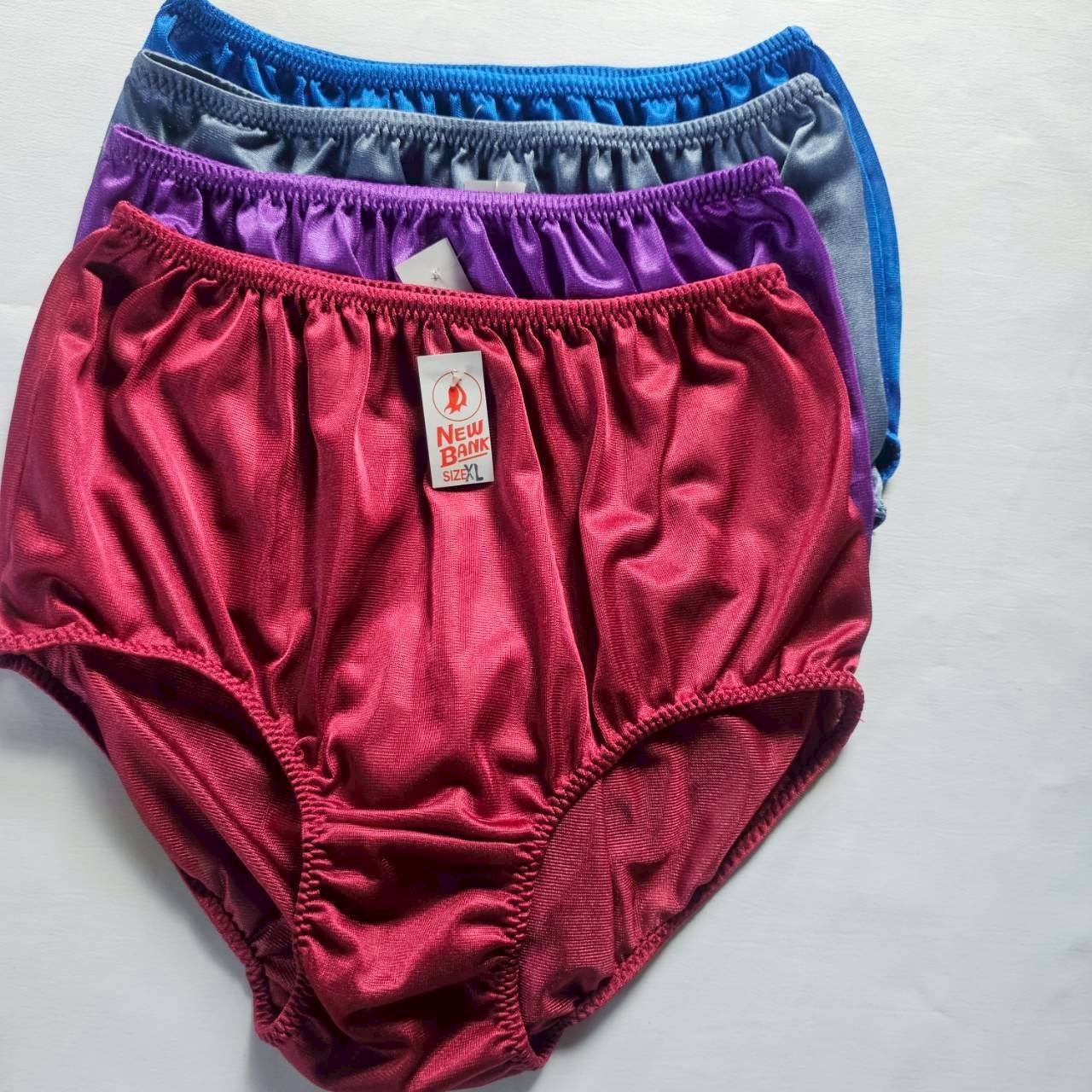 6 Nylon Underwear Granny Panties Comfort Woman Man Briefs High Waist 36″-42″ XL