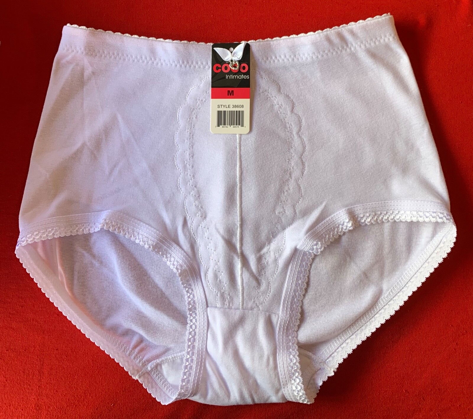 Coco Cotton Light Tummy Control Girdle Brief Panty White Color Large