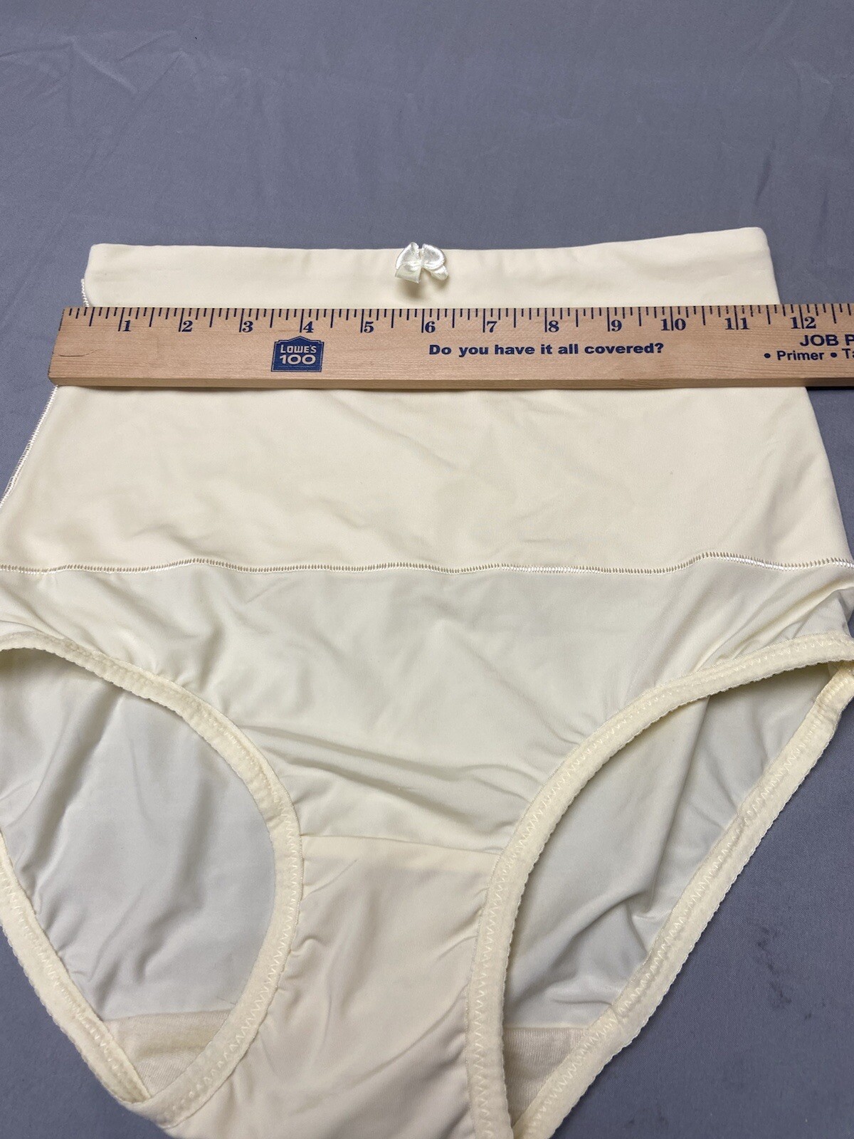 Carol Nior High Waist Body Shaper Panties Underwear Pale Yellow XL NWOT