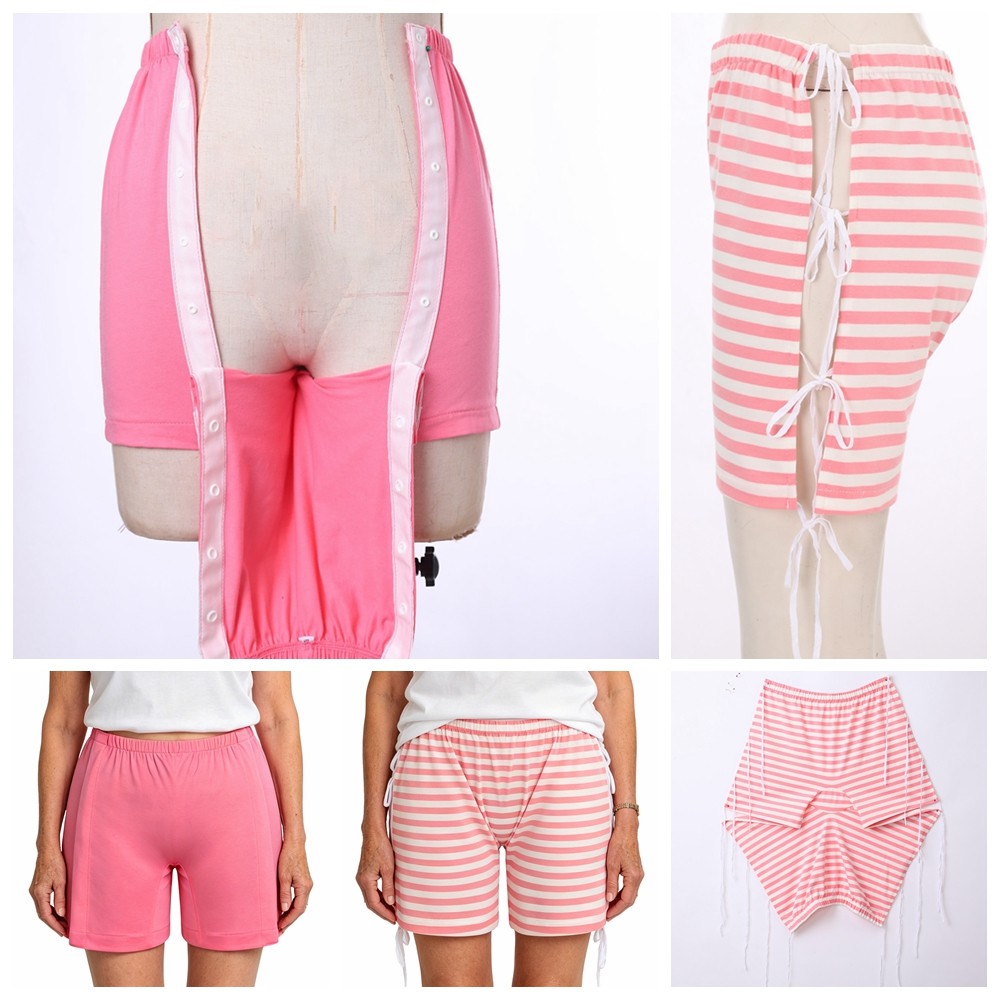 Women Lingerie Roomy Underwear Comfortable Briefs Sides Lace-up Easy-to-wear