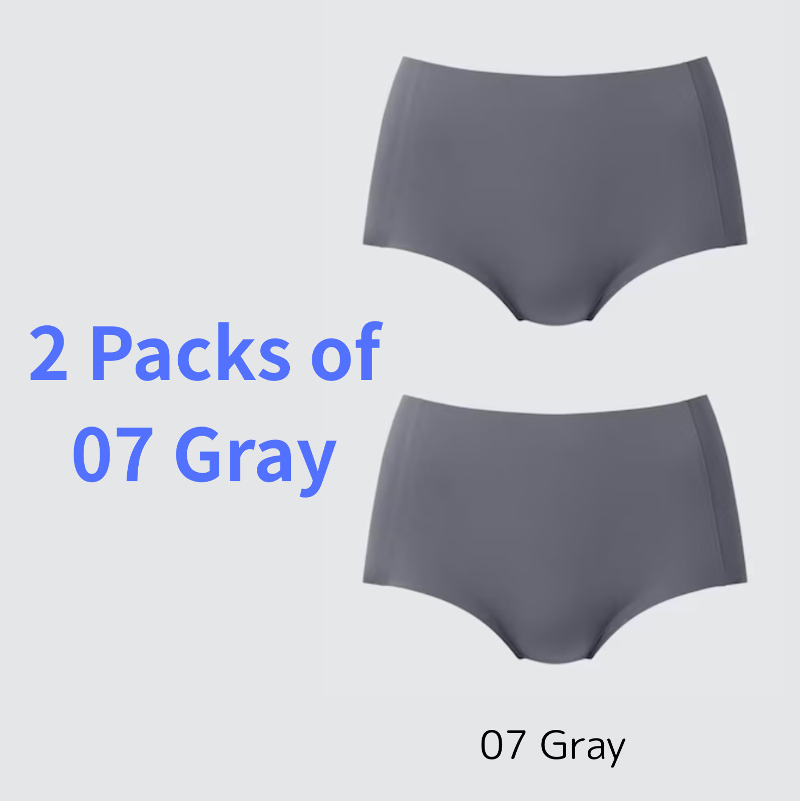 UNIQLO AIRism Seamless Panty Just-Waist 14Color 2-pack Val Vol Disc S-3XL Japan