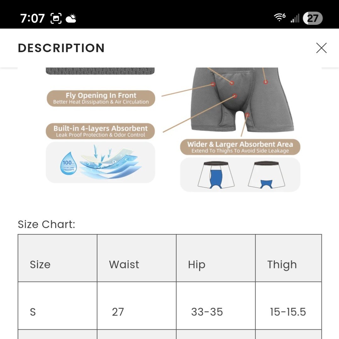 A Set of 5 Tiichoo Size S Underwear