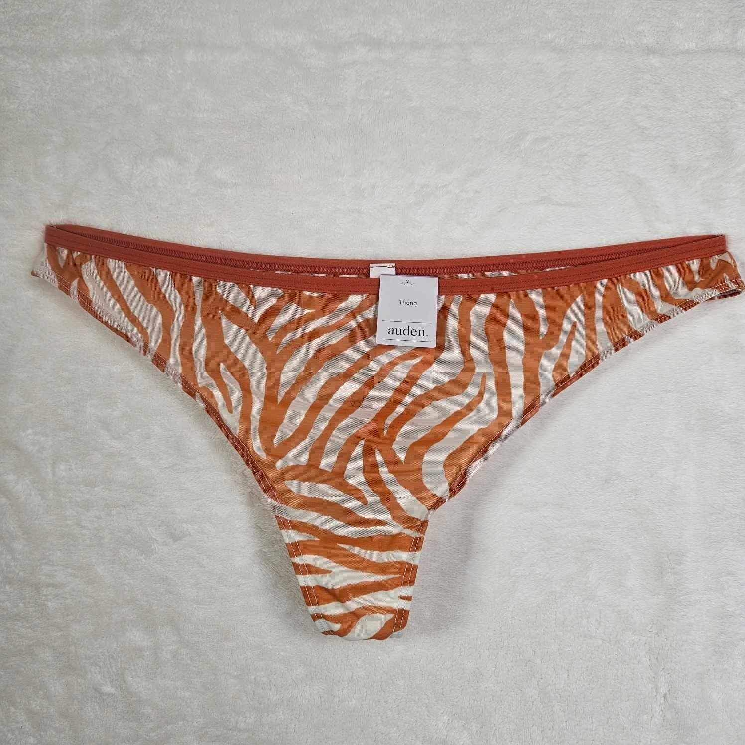 Auden 3pk Assorted Thong Underwear Womens X-Large Stretch