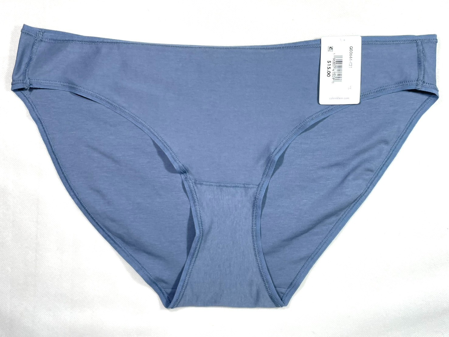 NWT Calvin Klein Size XL Cotton Form Bikini Underwear QD3644 Blue