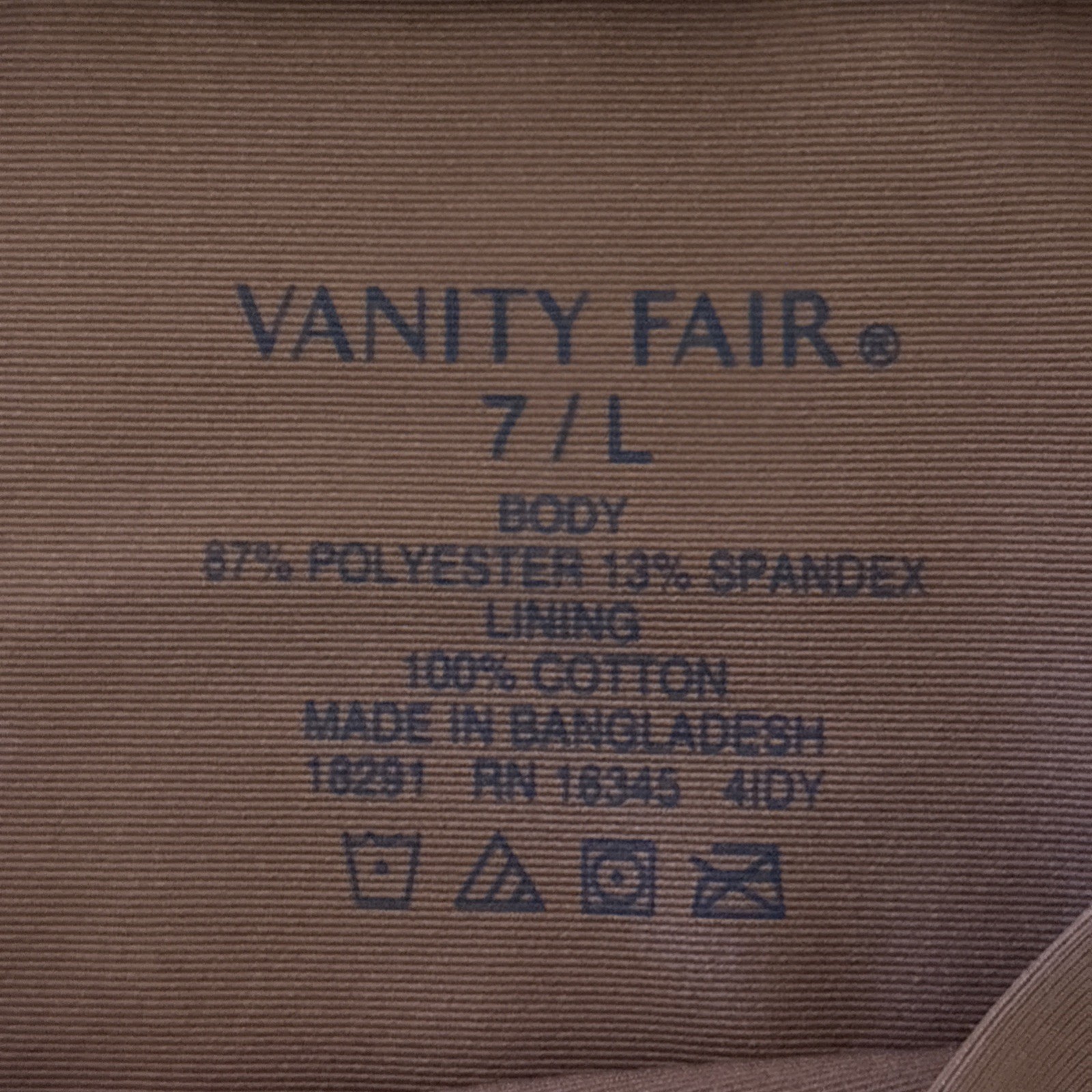 Vanity Fair Bikini Panty 7/LARGE Beyond Comfort Silky Stretch 2 Pair NEW