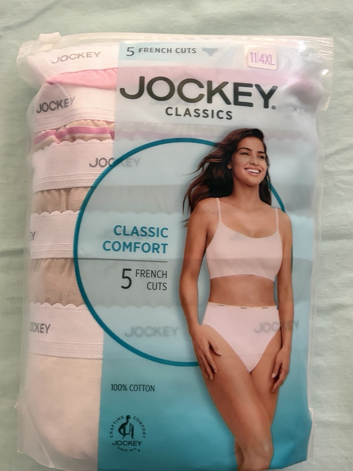 Women’s Jockey 4XL High (French) Cut Panties 5 Pack.