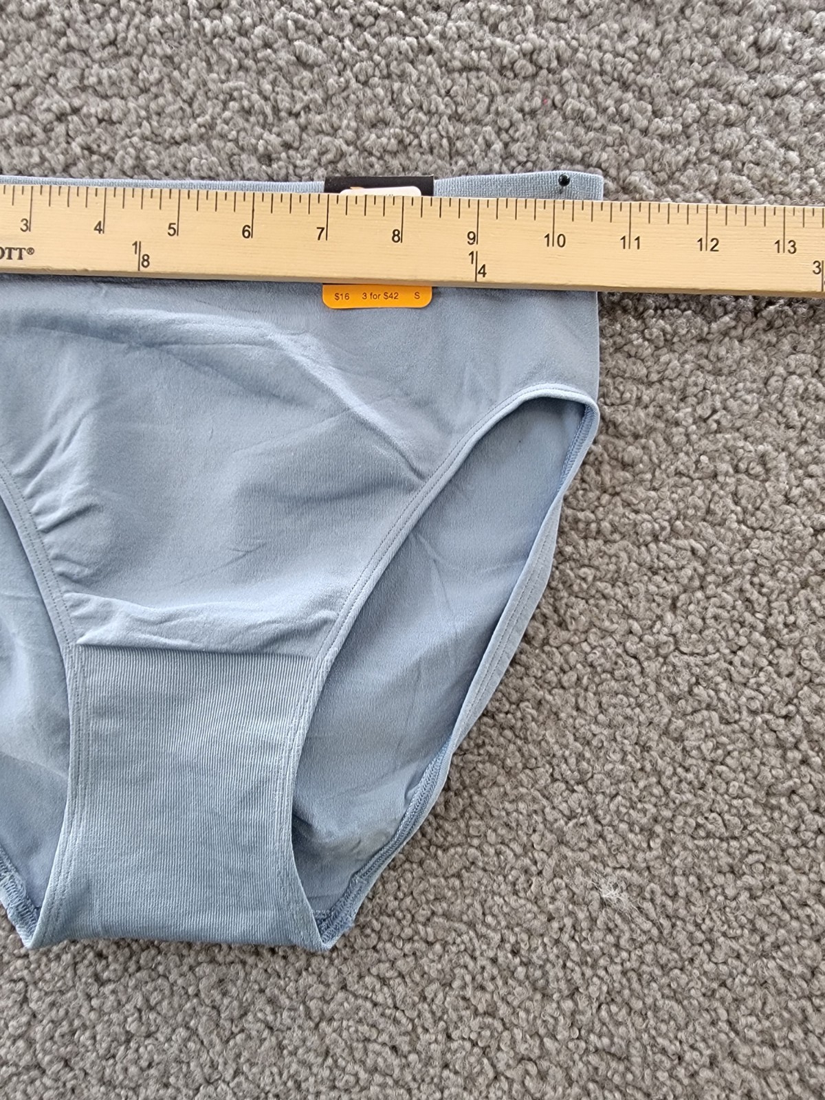 Wacoal B-Smooth Seamless High-Cut Brief Underwear Women’s 5-S Windward Blue