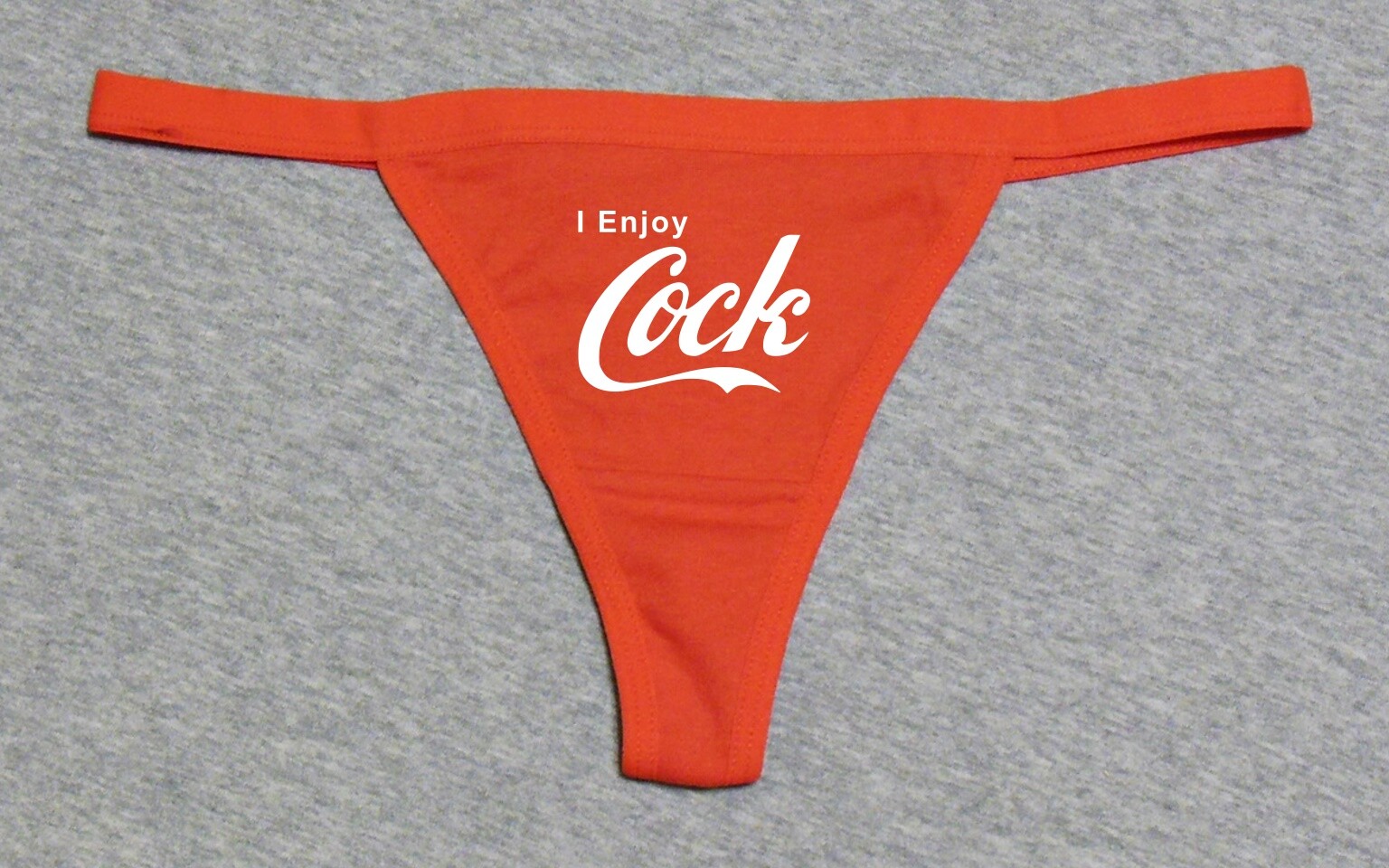 Coca Cola Coke Parody Funny Easter Slut Cosplay Glow In Dark G-String Thong