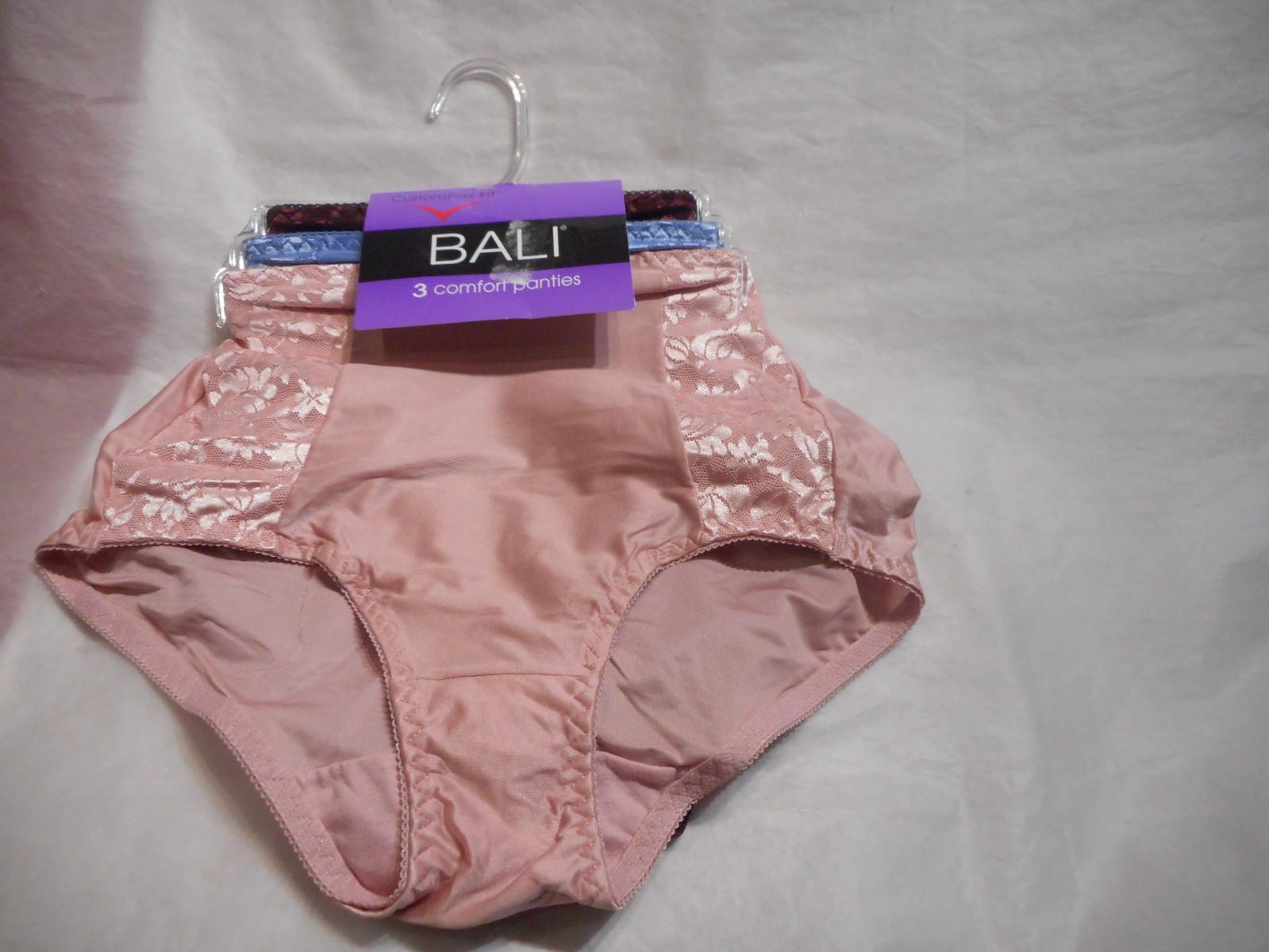 3 PK Bali Multicolor Double Support Brief Panty Medium,Large, XL & 2X/9