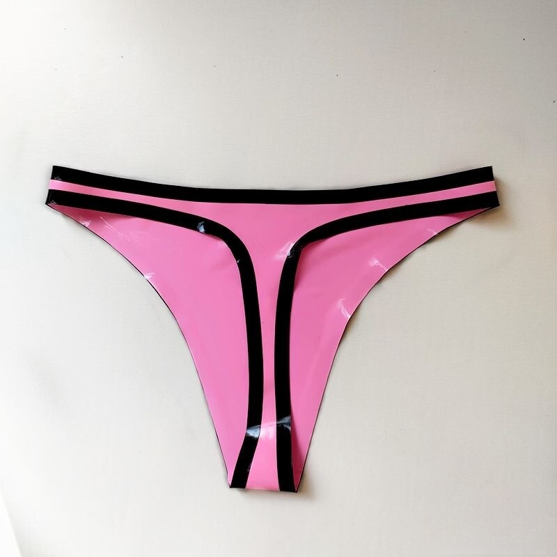 Latex Rubber Womens Thong G-string Knickers Bikini Briefs Panties Fetish BDSM