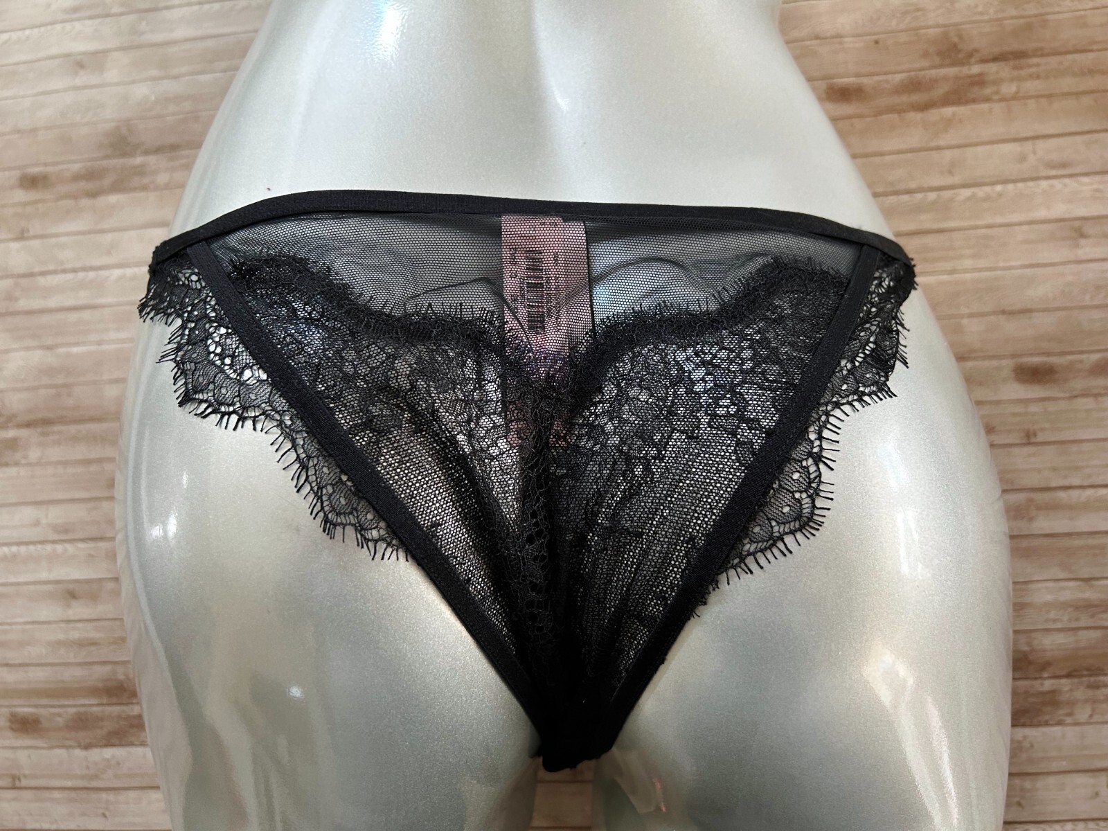 Nwt Victorias Secret Luxe Dream Angels Floral Eyelash Lace Itsy Panty M