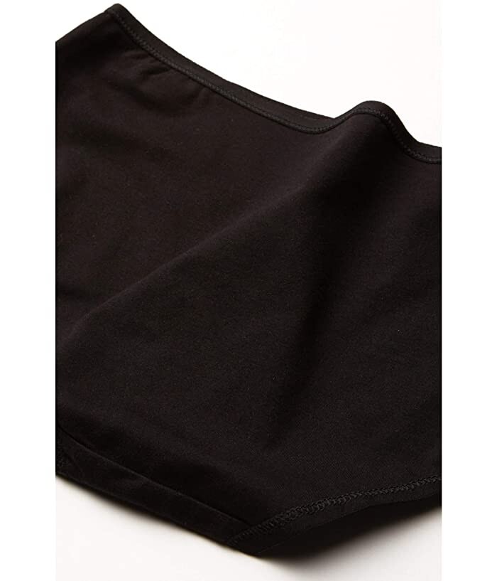 PACT Organic Cotton Classic Fit Bikini 6-Pack Black L86717 Size M