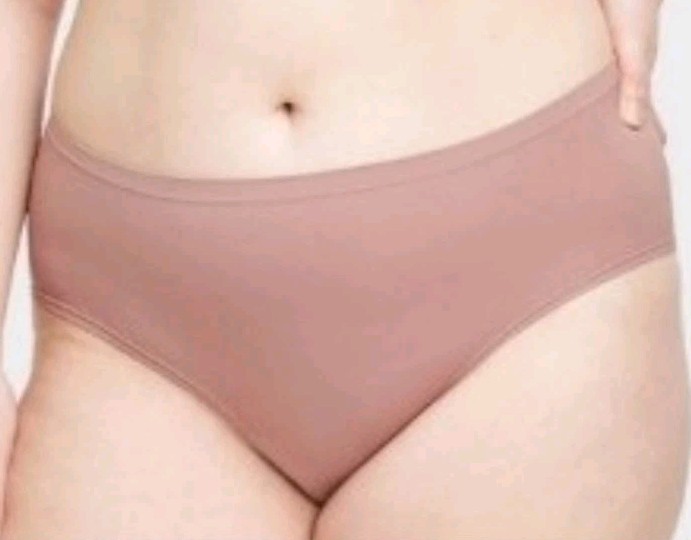 Lot Of 2 Women’s Seamless Hipster Underwear Auden Purple Nylon Spandex Blend 2X