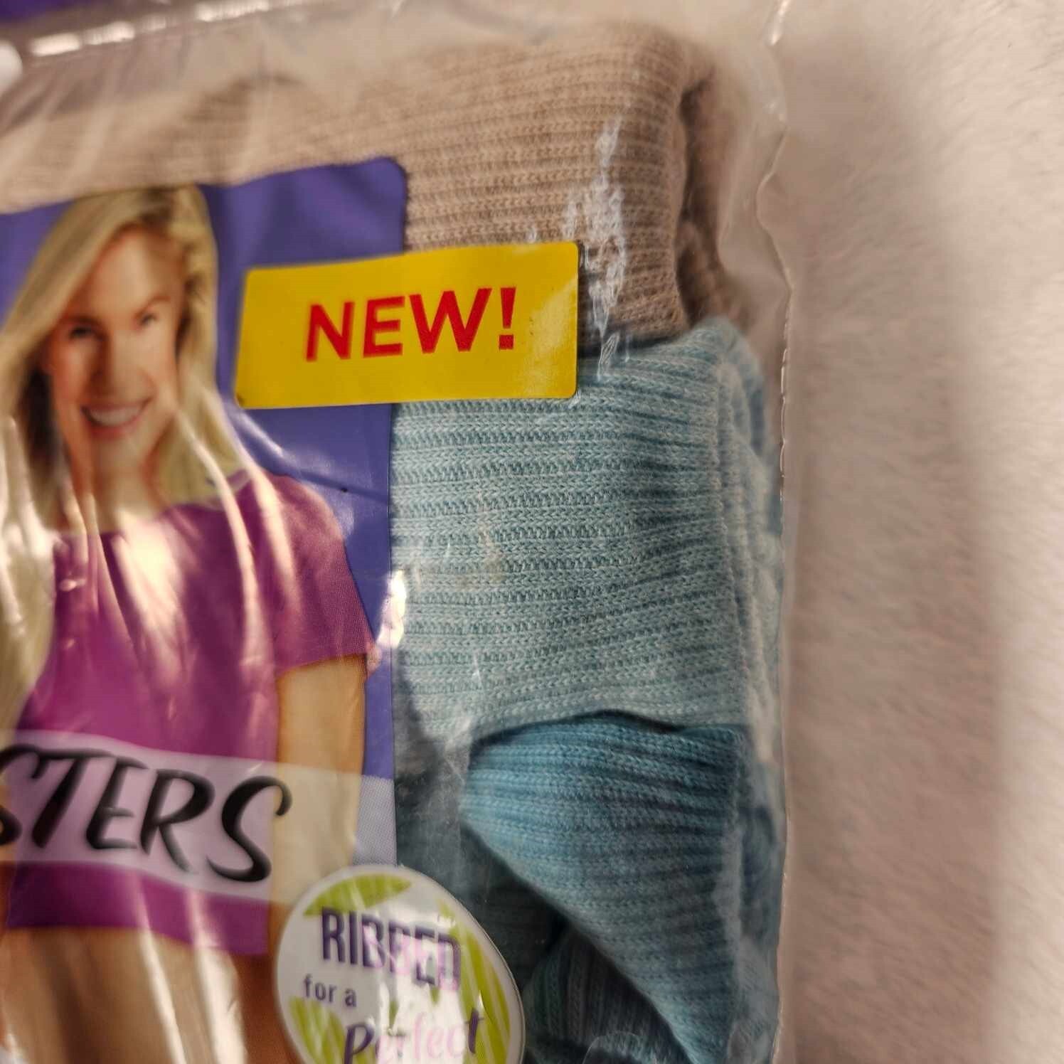 Hanes 6pk Ribbed Hipster Underwear Womens Size 5 Breathable No Ride Up