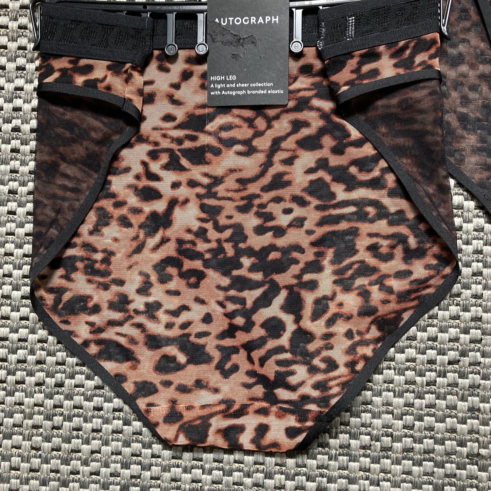 2 PAIRS Marks & Spencer Ladies Autograph High Leg Sheer Knickers Size 20