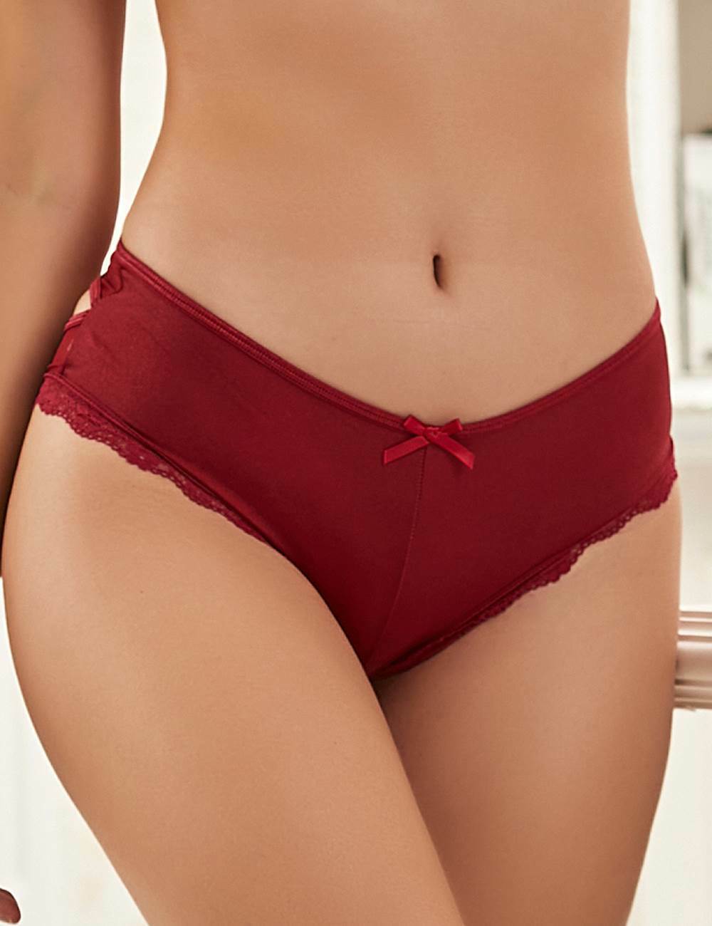Sexy Thong Black Floral Lace Knickers Red Black White Size 10 12 14 16 18 20 22