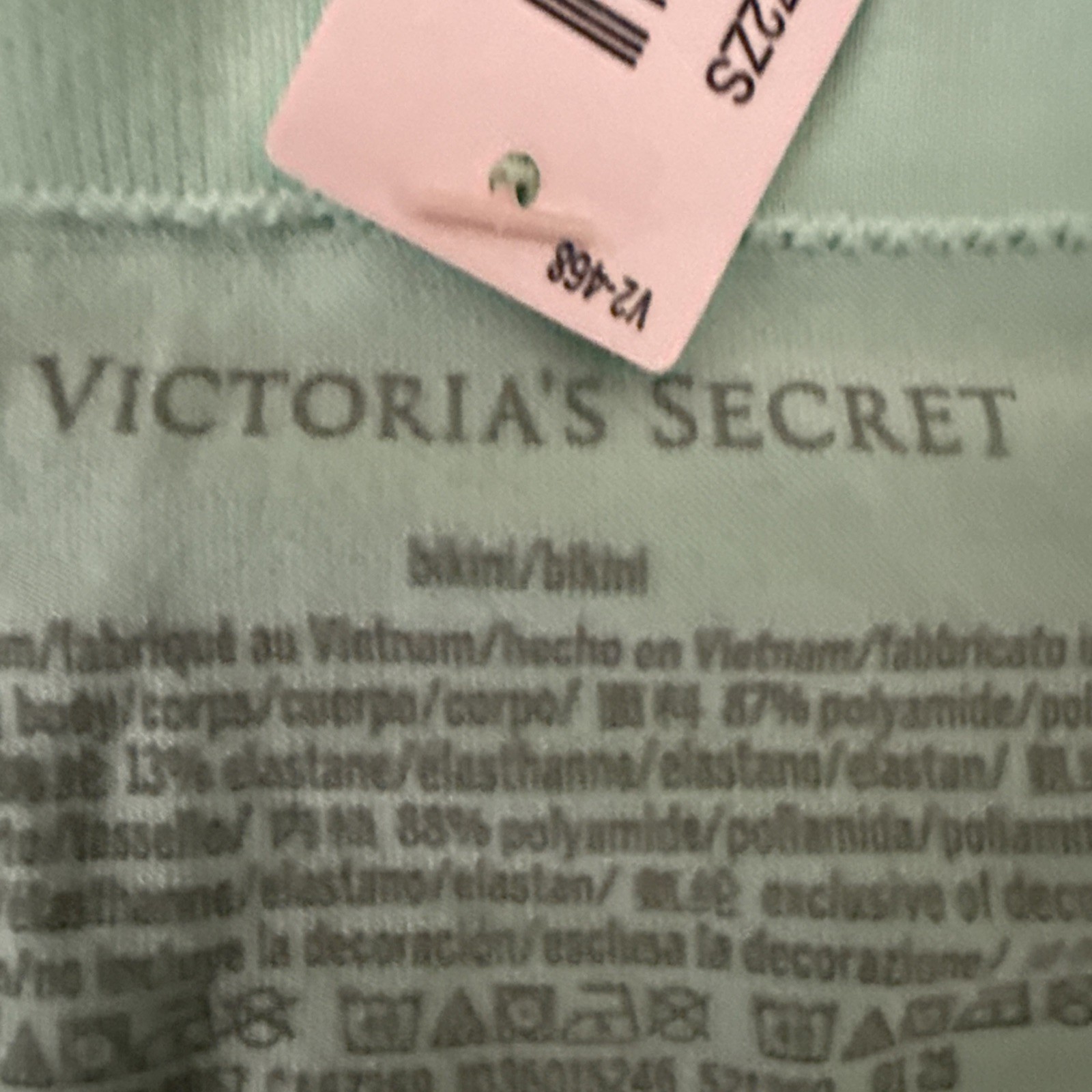 Victoria’s Secret Large Mint, Green Stretched, Smooth, Bikini Panties