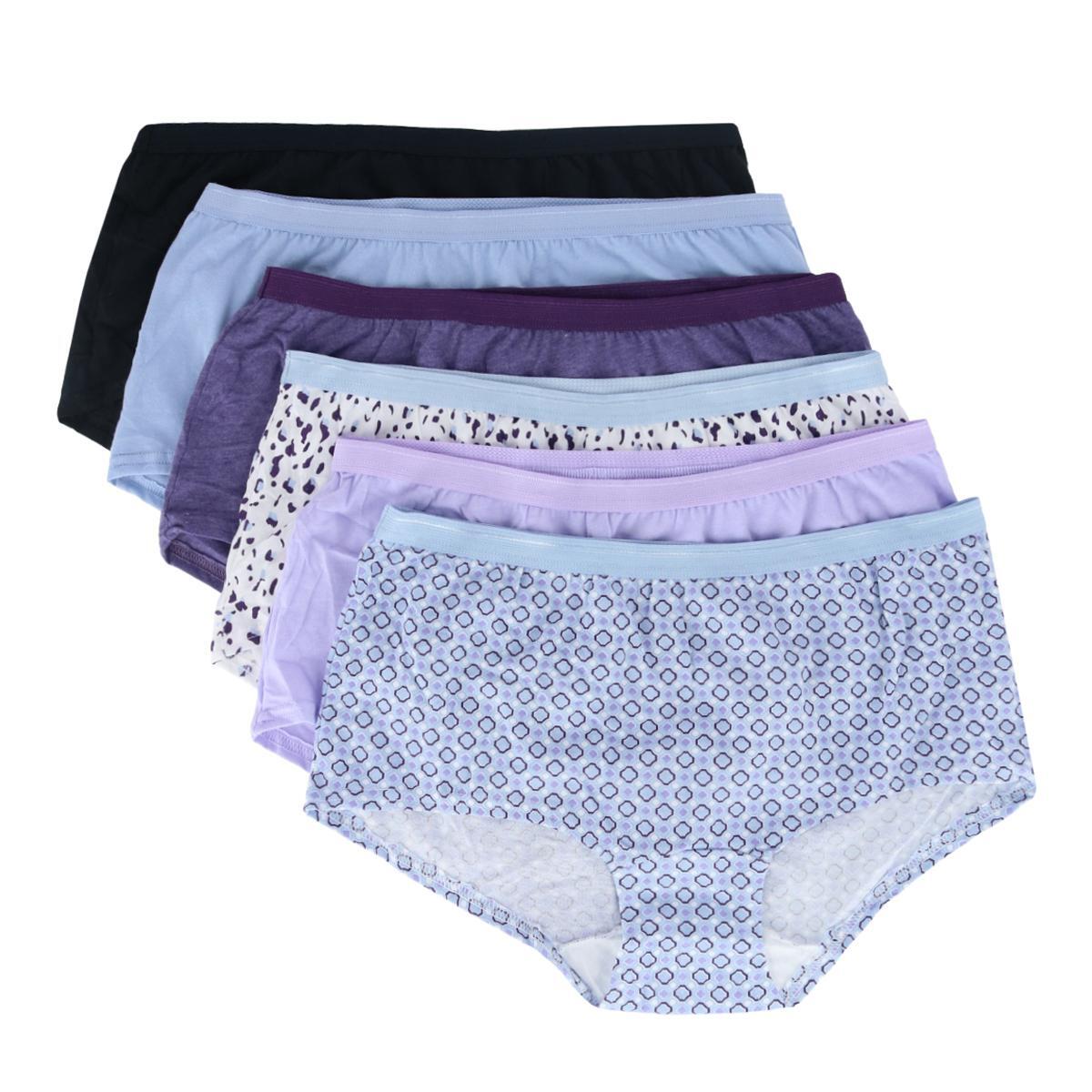 New Fruit of the Loom Women’s Boyshort Panties Assorted (6 Pack)
