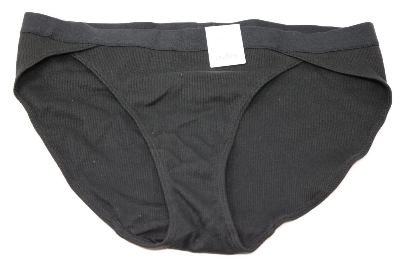 Auden Cotton Blend Bikini Panties Underwear Size S Small 4-6 Black Lot of 5 NWT