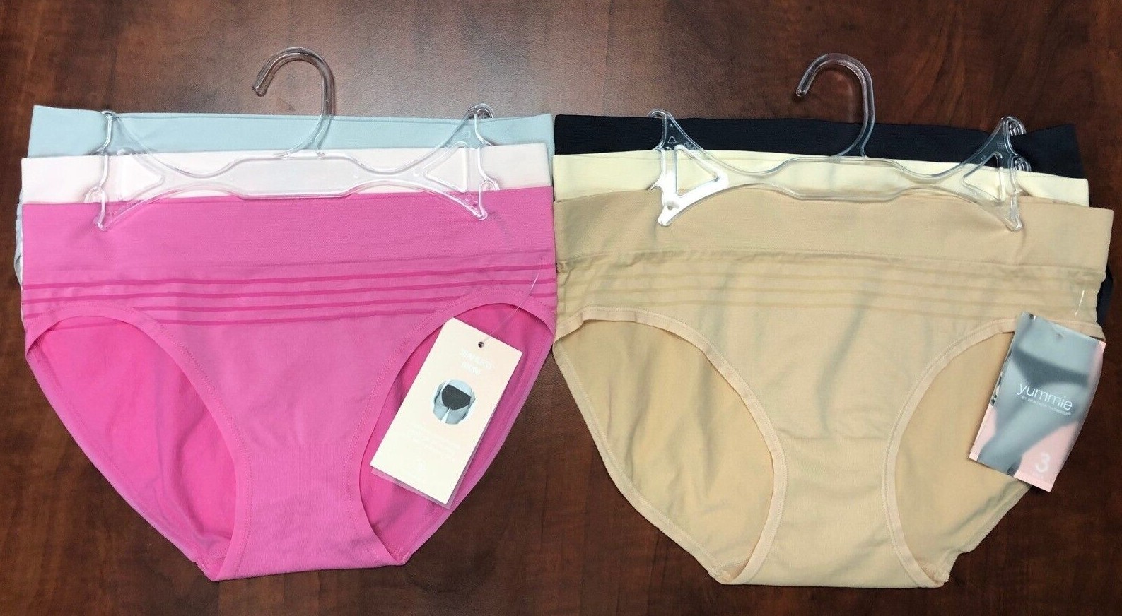 Yummie by Heather Thomson Seamless Stretch Comfortable Bikini Panties Set of 3