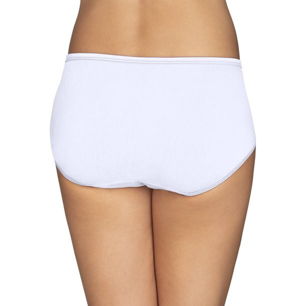 Vanity Fair Women’s Hipsters Underwear 100% Cotton True Comfort 5 Pack 5,6,7