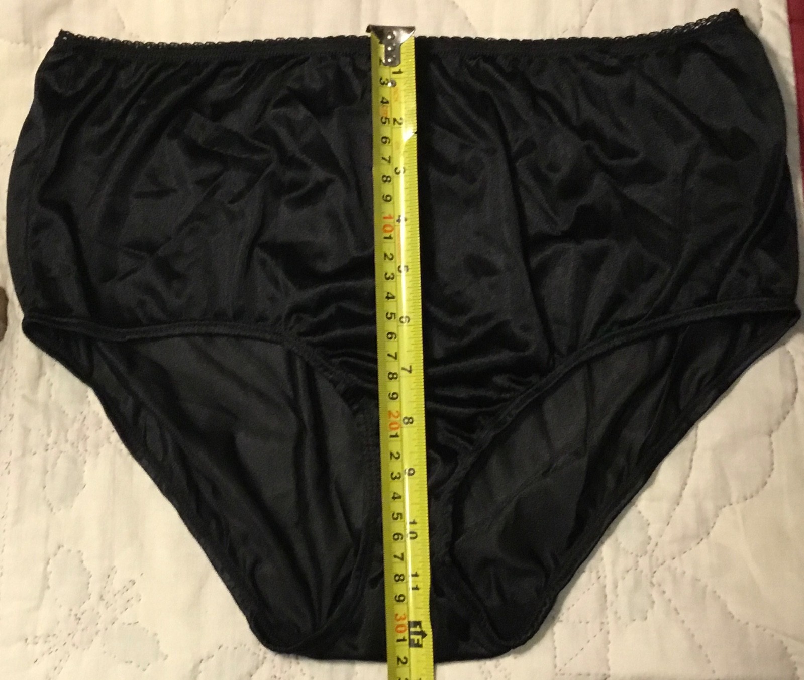 4 Pair Ladies 100% Polyester Black Colored Briefs Style# SB4000 RN# 86752