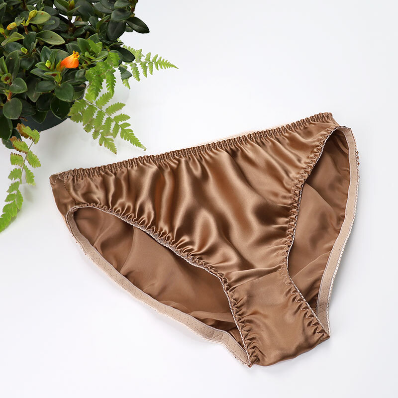 High Waisted Silk Panties Underwear Mulberry Women’s Breathable Knicker Briefs