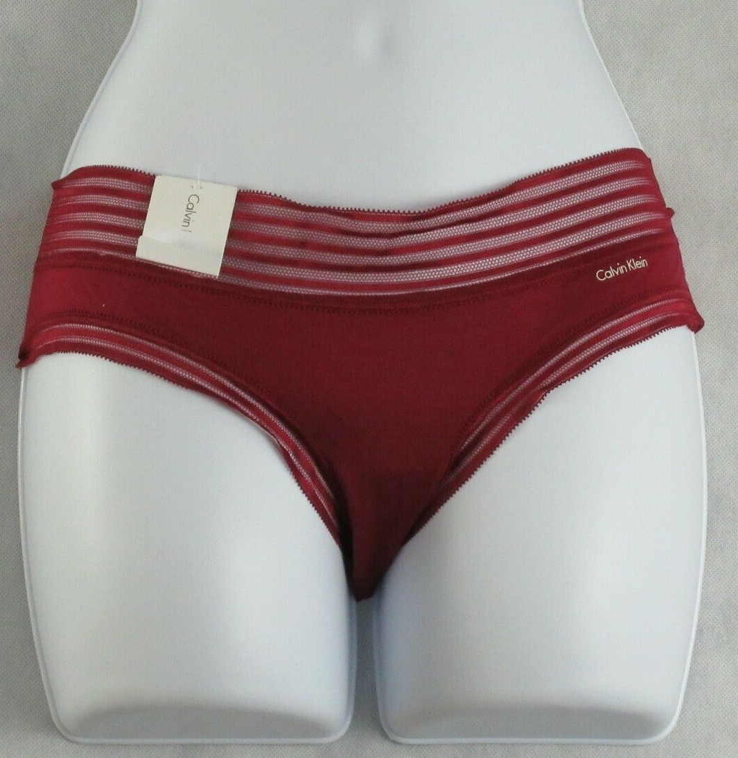 Calvin Klein Women’s Striped-Waist Hipster Panty Underwear, Assorted Colors