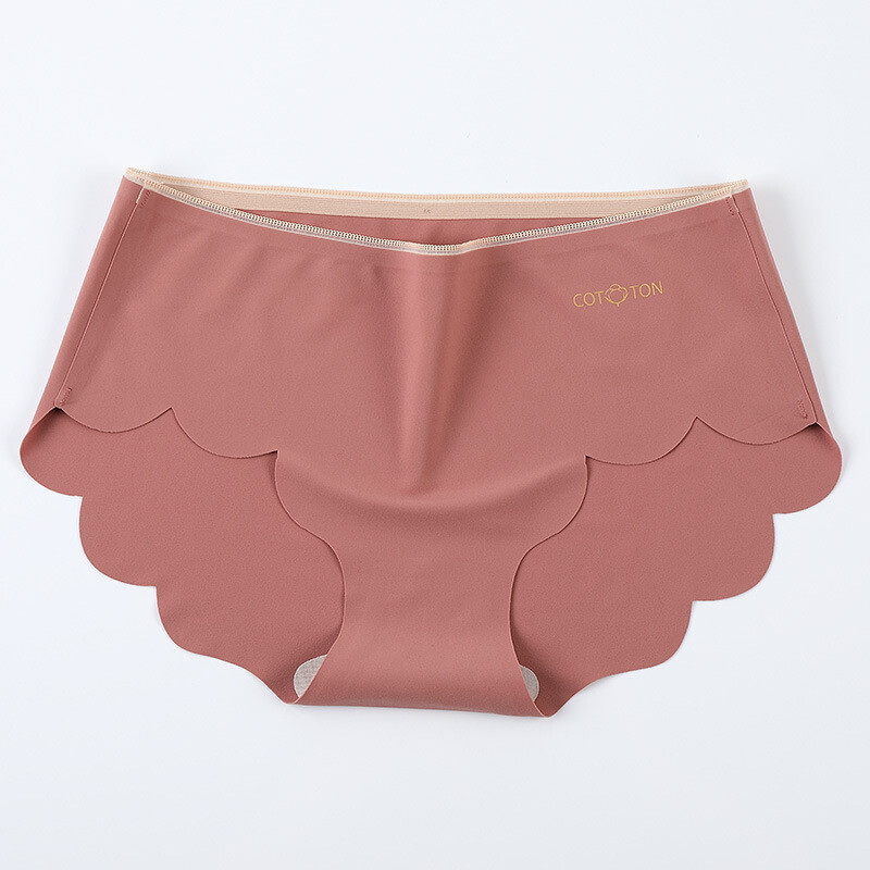 Spring/Summer Women’s High Elastic Ice Silk Seamless Silk Antibacterial Panties