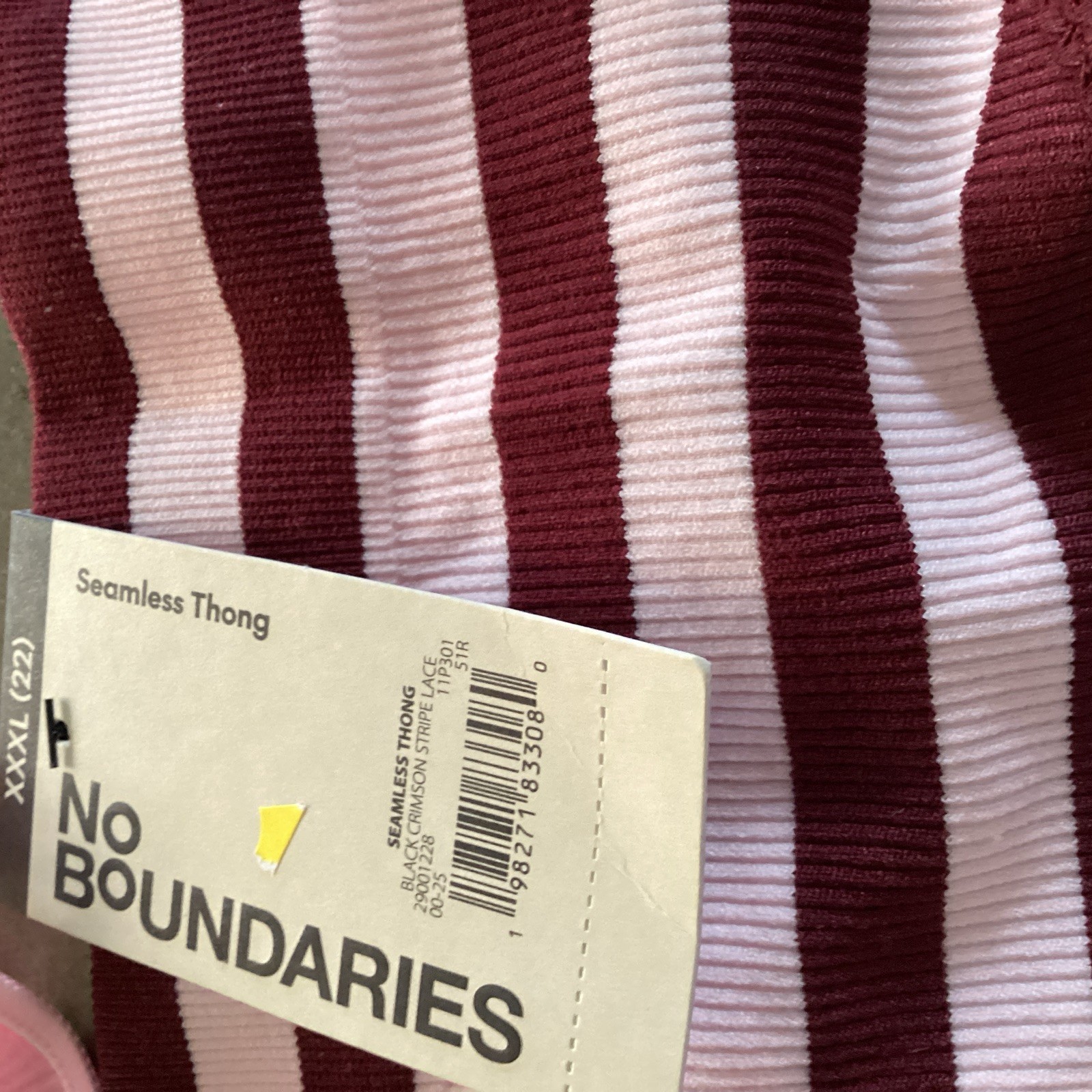 no boundaries 5 Pairs Variety Of seamless thong Panties, 2 High Leg, XXXL (22)