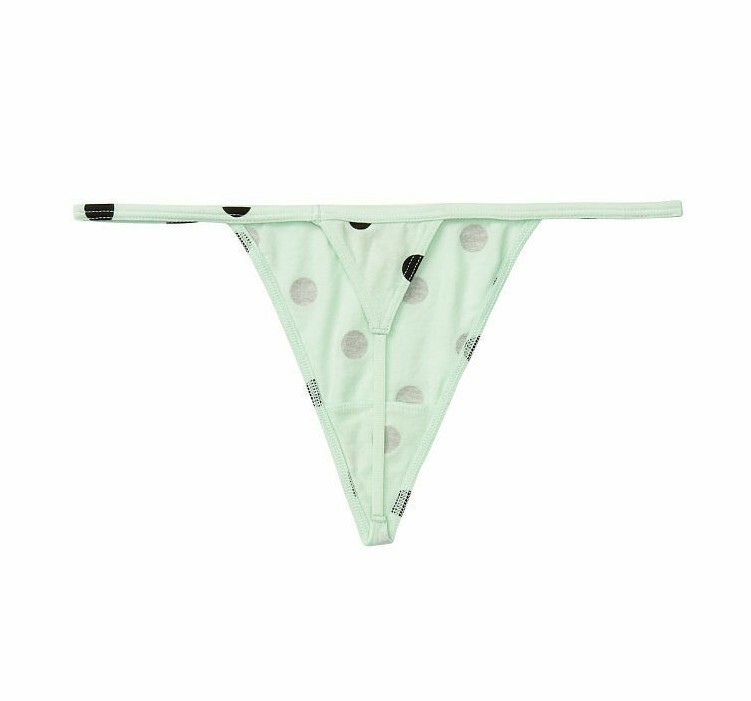 Victorias Secret V-String THONG Soft SEXY Panty Panti ITSY Stretch Cotton NWT VS
