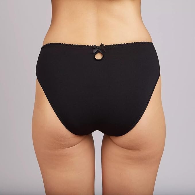 MILAVITSA-230360 Classic Women’s Panties Slip, Black