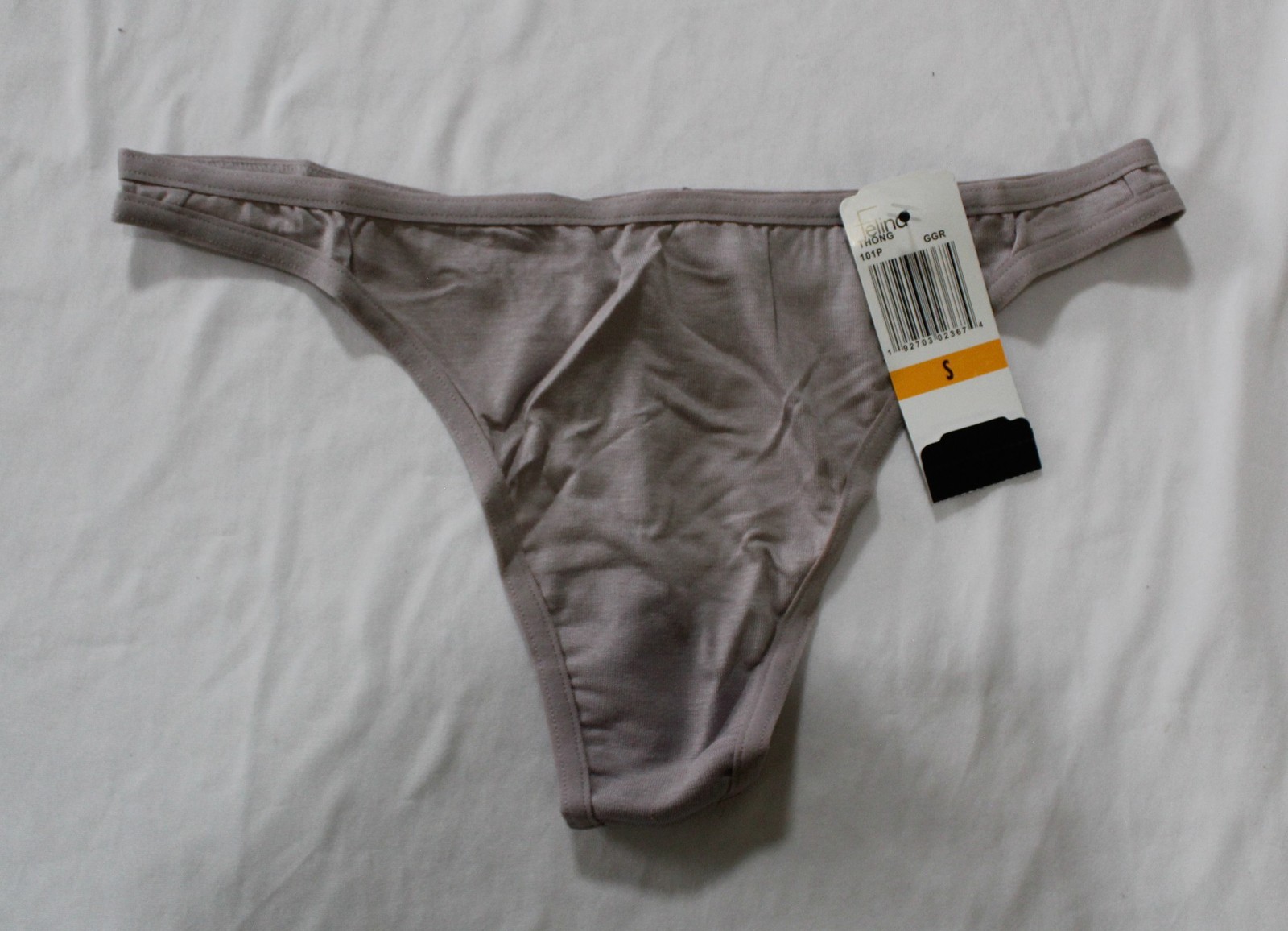 Felina Women’s So Smooth Ultra-Soft Modal Low Rise Thong DH3 Grey Small NWT