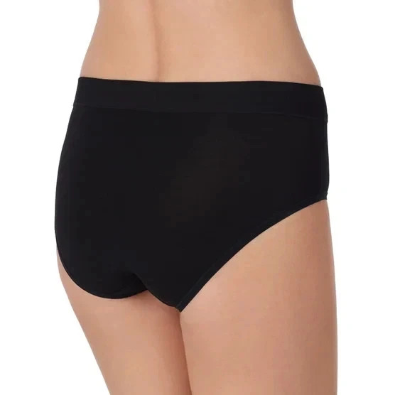 Carole Hochman Women’s 5-Pack Full Coverage Stretch Hipster, Multicolor, L